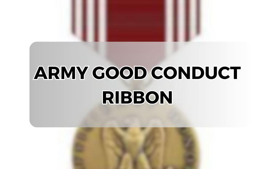 Army Good Conduct Ribbon