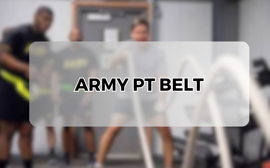 The Army PT Belt