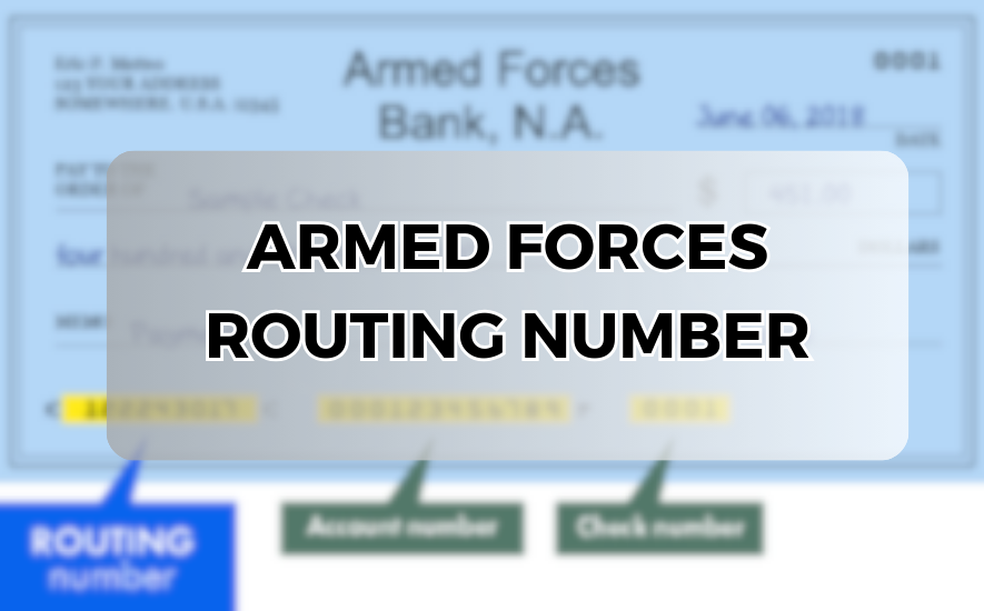 Armed Forces Routing Numbers