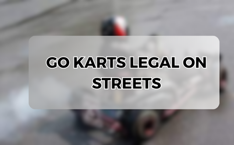 go karts legal on streets