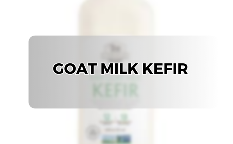 goat milk kefir