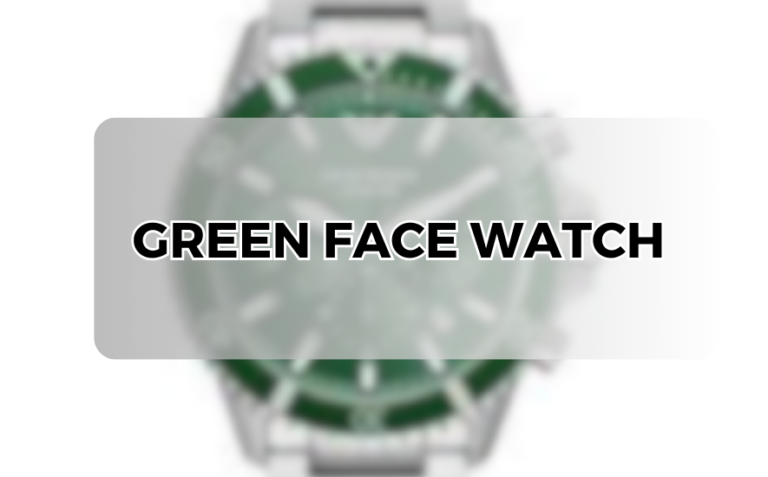green face watch